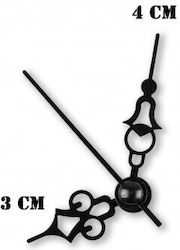 Metallische Schwarze Uhrenanzeigen 3-4cm