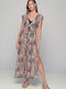 Milena by Paris Women's Maxi Caftan Beachwear Tiger