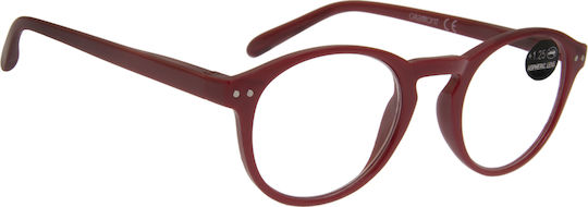Oramont Reading Glasses +3.25 in Red color 9053