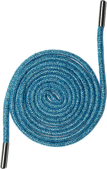 Lace 1.50m Lace 3059 617 05 11 Lurex Turquoise 0.5cm + Round Tip Black Nickel 22*5mm
