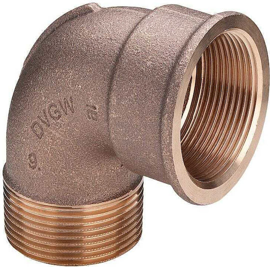 Viega – Γωνιακό Σπείρωμα 90° 1 1/2" Α Θ