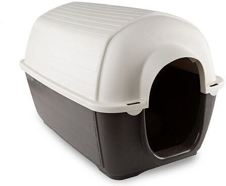 Pet Camelot Dog House Large Plastic Indoor White 80x80x112cm