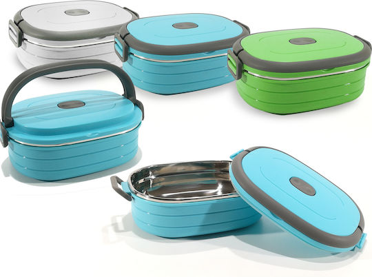 Plastic Lunch Box Green 900ml