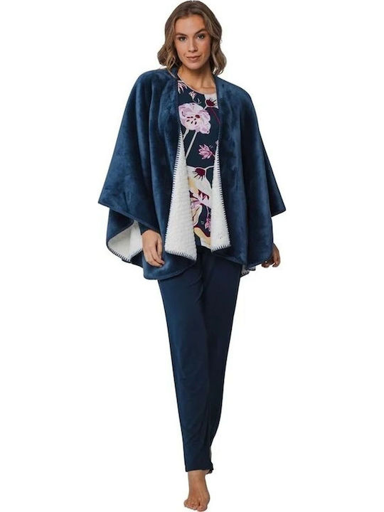 Damen Blau Cape