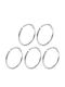 Amalfi Accessories Set Ohrringe Nasenpiercing aus Stahl