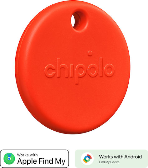 Chipolo Pop Apple Find My & Google Find Hub Red with Smartphone Tracking