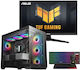 Vengeance GhostOps-A57 Гейминг Настолен Компютър Ryzen 7-5700X/32GB DDR4/1TB SSD/GeForce RTX 5060/Без Операционна Система и Монитор Asus TUF Gaming VG246H1A