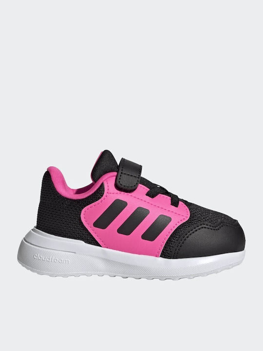 Tensaur TENSAUR RUN 3.0 EL Kids Sports Shoes Running with Hoop & Loop Closure Black