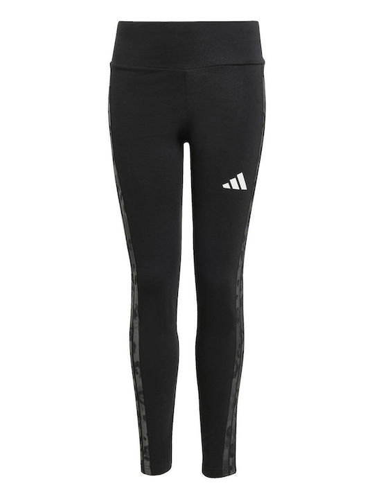 Παιδικό Κολάν Αθλητικό Μακρύ Μαύρο 3-stripes