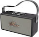 Hoco Retro Style Ηχείο Bluetooth 15W με Ραδιόφωνο και Διάρκεια Μπαταρίας έως 6 ώρες Μαύρο