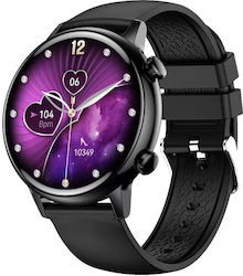 CharmFiT Aluminiu Smartwatch (Negru)