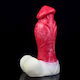 Kinksters Realistic Dildo with Scrotum Red