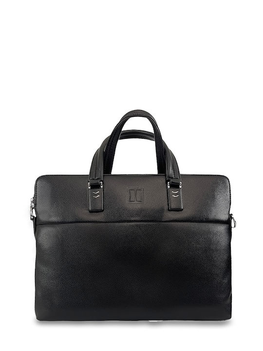Thin City Black Briefcase