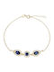 Daskalakis Women's Bracelet Rosette made of Gold 14K with Zircon