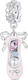 Charm Argintiu 925 Pantof De Balet