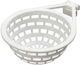 Plastik Vogel Nest Korb Weiß F 12,5cm 9749