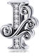 Silber Charm 925 I Kalligraf