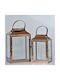 Kaliso Metallic Lantern Bronze 40x25x19cm