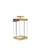 Kaliso Metallic Lantern Gold 36x16x16cm