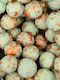 CHatzigiannakis Crispy Jordan Almonds in Round Shape with Chocolate Flavour Turquoise 700gr