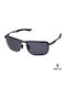 Ghetto Unisex Sunglasses with Black Frame and Black Lens