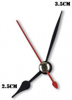 Metal Watch Hands Black 2.5-3.5cm