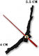 Metal Watch Hands Black 4-5.5cm