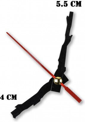 Metal Watch Hands Black 4-5.5cm