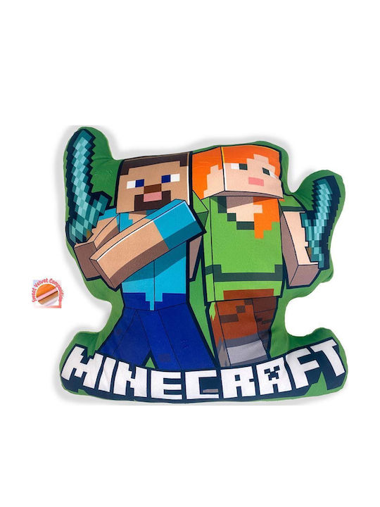Μαξιλάρι 3d Minecraft 18 Green 40cm Mojang Μαξιλάρι 3d Minecraft 18 Green 40cm Mojang