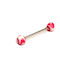 Amalfi Accessories Zungenpiercing Bar aus Stahl