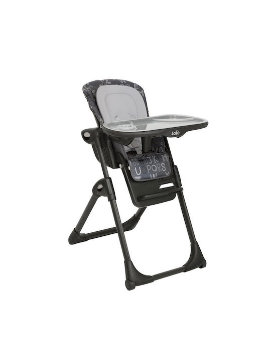 Joie Mimzy Scaun Înalt De Masă Bebe Pliabil 2 În 1 Negru