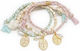 Afitechno Christening Charm Bracelet Gold 150pcs