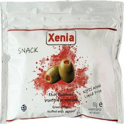 Xenia Stuffed Green Olives Πιπεριά 50gr