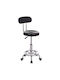 Stool Bar Iris with Adjustable Height Black 34x43x86cm