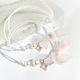 Daskalakis Christening Charm Bracelet White 75 Pieces