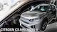 Heko Set of Windbreakers Front and Rear Car Dark Fime for Citroen C3 4pcs