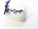 Daskalakis Christening Charm Bracelet Blue 150 Pieces