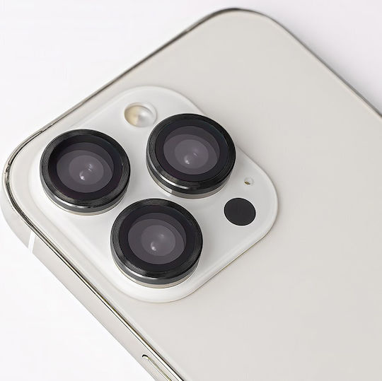 TelForceOne Camera Protection Tempered Glass Black for the Galaxy S25 Ultra