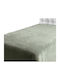 Silk Fashion Κουβέρτα Βελουτέ Υπέρδιπλη 220x240εκ. Πράσινο