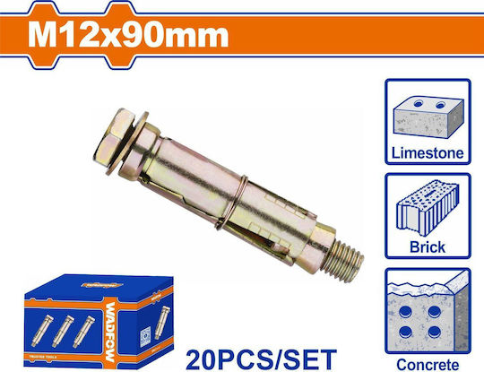 Wadfow Plugs Oops Metal 12x90mm