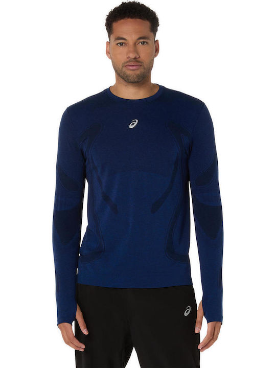 ASICS Road Seamless Αθλητικό T-shirt Μπλε