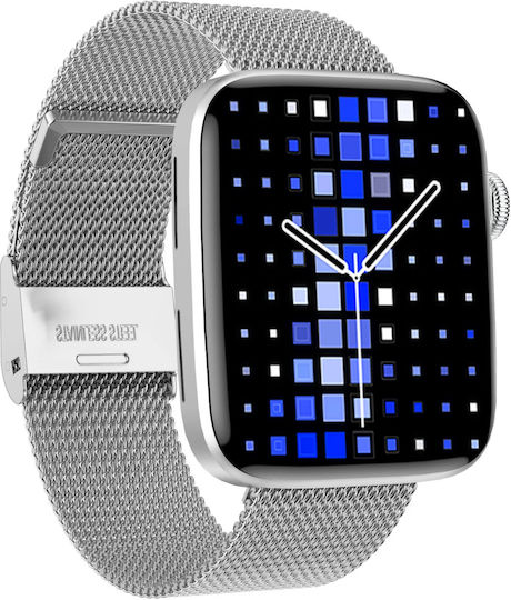 WearPro FiT Aluminiu Smartwatch (Argintiu)