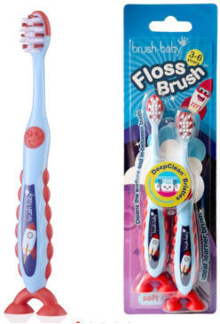 Brush Baby Set Children's Toothbrushes For 3+ Years 2 Pieces Multicolour