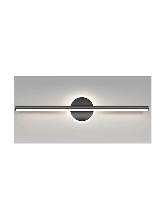Home Lighting Φωτιστικό Τοίχου με Ενσωματωμένο LED Μαύρο 70x5x10εκ.