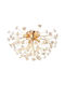 Globo Lighting Πλαφονιέρα Οροφής Διάφανη με Ενσωματωμένο LED