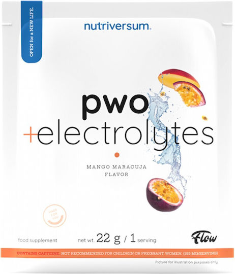 Nutriversum PWO + Electrolytes Специална Хранителна Добавка Предтренировъчен 22гр Френско Грозде