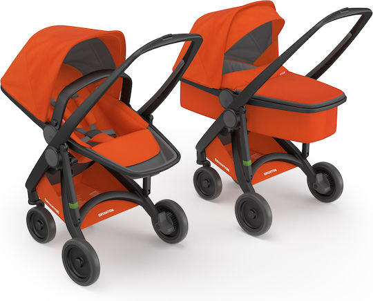 Greentom 2 In 1 Бебешка количка 2 в 1 Оранжев 9кг