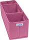 Ordinett Fabric Storage Case for Ties / Belts / Underwear in Pink Color 30.5x10x10cm 1pcs