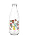 Decover Bottle Water Glass with Screw Cap Transparent 1000ml