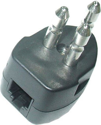 Adaptor Telefonic De Perete Tip Italian Prize Telefonice Priză Telefonică Rj11 6p4c Neagră